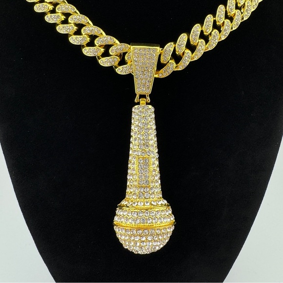 Hip Hop Microphone Necklace - Picture 10 of 10